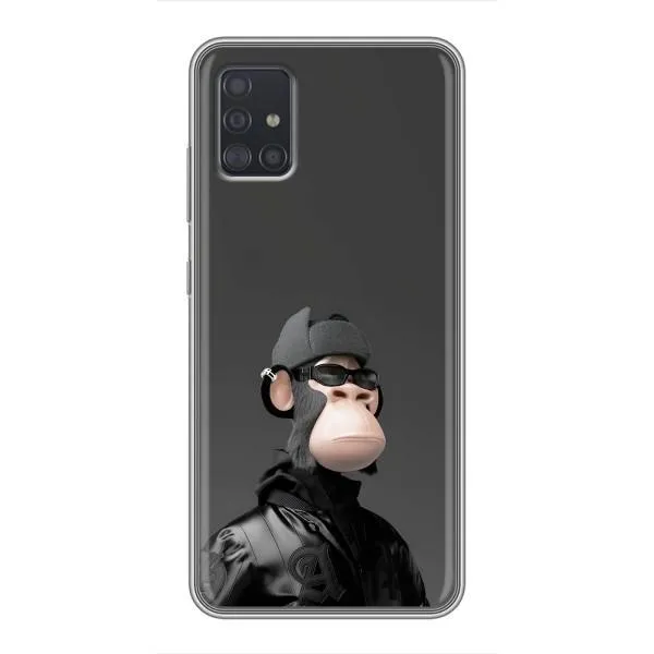 Чехол с принтом «стильная обезьяна NFT» для Samsung Galaxy A51 (A515) Чехол с принтом «стильная обезьяна NFT» для Samsung Galaxy A51 (A515)