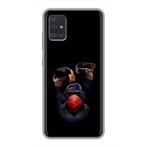 Чохол з принтом «Три мавпи» для Samsung Galaxy A51 (A515) Чохол з принтом «Три мавпи» для Samsung Galaxy A51 (A515)