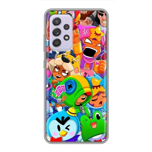 Чехол с принтом «Герои Бравл Старс» для Samsung Galaxy A52 5G (A526) Чехол с принтом «Герои Бравл Старс» для Samsung Galaxy A52 5G (A526)