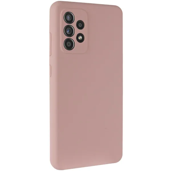 Чехол Silicone Cover Lakshmi Full Camera (AAA) для Samsung Galaxy A52 4G / A52 5G / A52s — Розовый — фото 1
