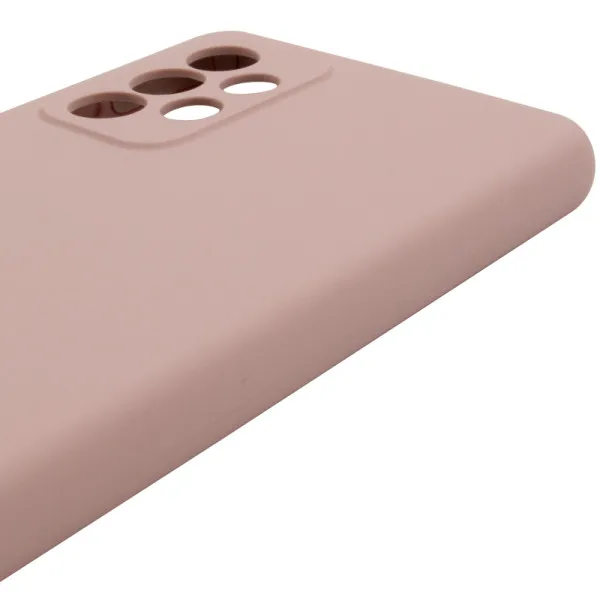 Чехол Silicone Cover Lakshmi Full Camera (AAA) для Samsung Galaxy A52 4G / A52 5G / A52s — Розовый — фото 4