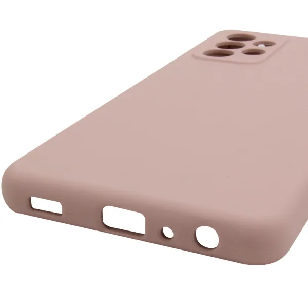 Чехол Silicone Cover Lakshmi Full Camera (AAA) для Samsung Galaxy A52 4G / A52 5G / A52s — Розовый — фото 5