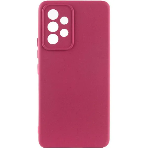 Чехол Silicone Cover Ummi Lakshmi Full Camera (AA) для Samsung Galaxy A52 4G / A52 5G / A52s — Бордовый — фото 1