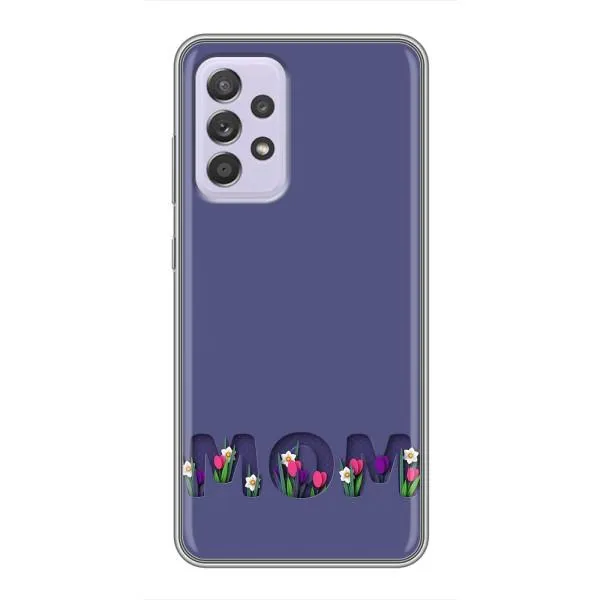 Чехол с принтом «Мама в цветах» для Samsung Galaxy A52s 5G (A528)