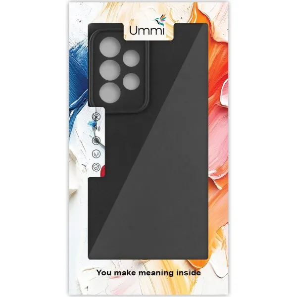 Чехол Silicone Cover Ummi Lakshmi Full Camera (AA) для Samsung Galaxy A53 5G — Черный — фото 3