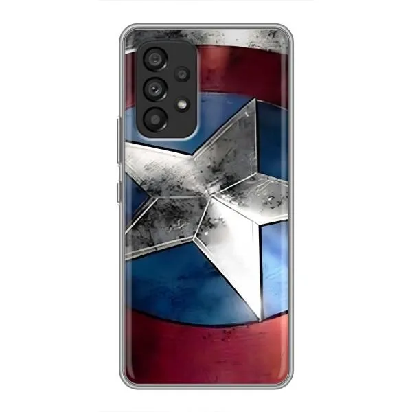 Чехол с принтом «Щит Капитана Америки» для Samsung Galaxy A53 (5G) Чехол с принтом «Щит Капитана Америки» для Samsung Galaxy A53 (5G)