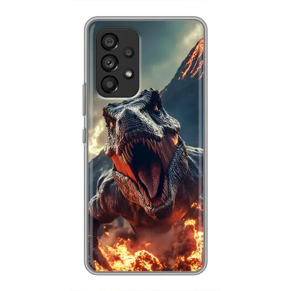Чехол с принтом «Огненный динозавр» для Samsung Galaxy A53 (5G)
