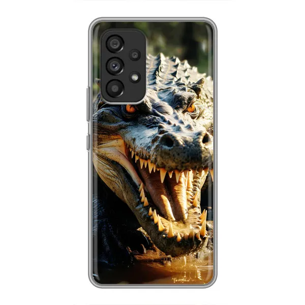 Чехол с принтом «Опасный крокодил» для Samsung Galaxy A53 (5G)