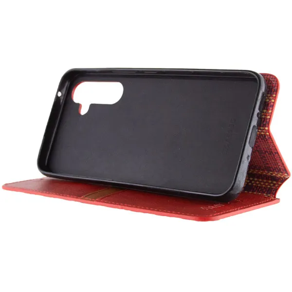 Кожаный чехол-книжка GETMAN Cubic (PU) для Samsung Galaxy A54 5G — Красный — фото 4 Кожаный чехол-книжка GETMAN Cubic (PU) для Samsung Galaxy A54 5G — Красный — фото 4