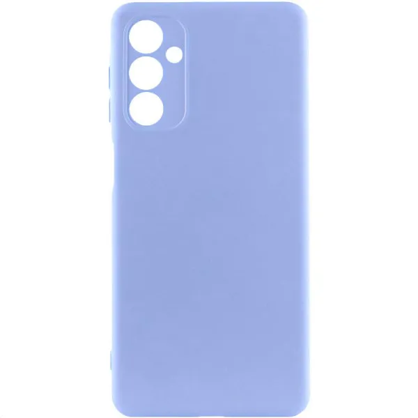 Чехол TPU GETMAN Liquid Silk Full Camera для Samsung Galaxy A54 5G — Сиреневый