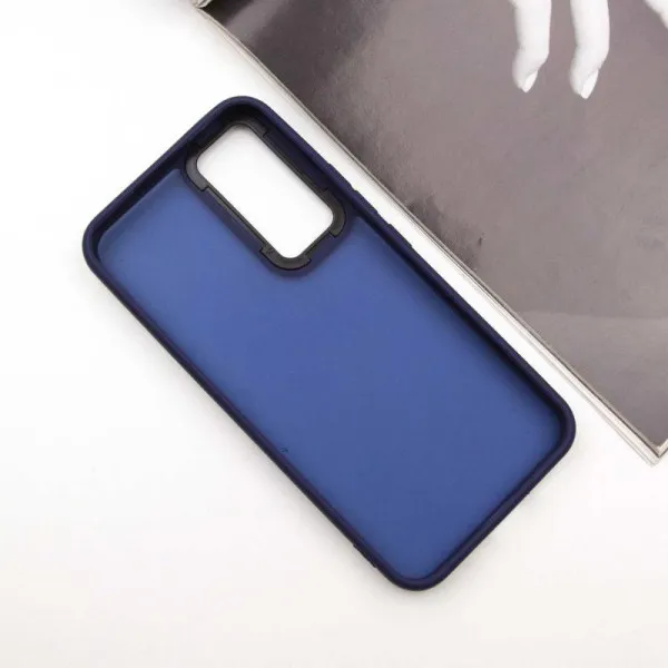 Чохол TPU+PC Lyon Frosted для Samsung Galaxy A55 — Темно-синій — фото 3 Чохол TPU+PC Lyon Frosted для Samsung Galaxy A55 — Темно-синій — фото 3