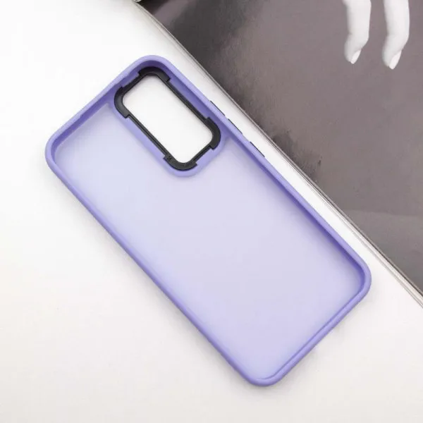 Чехол TPU+PC Lyon Frosted для Samsung Galaxy A55 — Фиолетовый — фото 3 Чехол TPU+PC Lyon Frosted для Samsung Galaxy A55 — Фиолетовый — фото 3