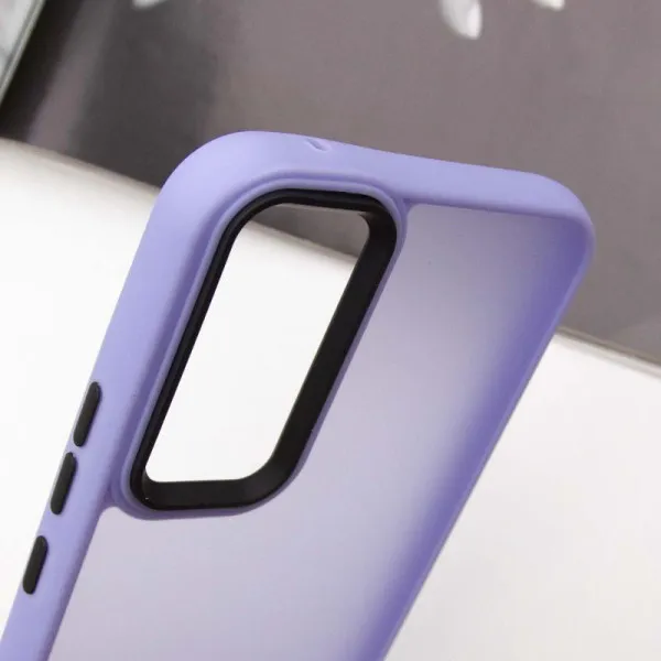 Чехол TPU+PC Lyon Frosted для Samsung Galaxy A55 — Фиолетовый — фото 4 Чехол TPU+PC Lyon Frosted для Samsung Galaxy A55 — Фиолетовый — фото 4