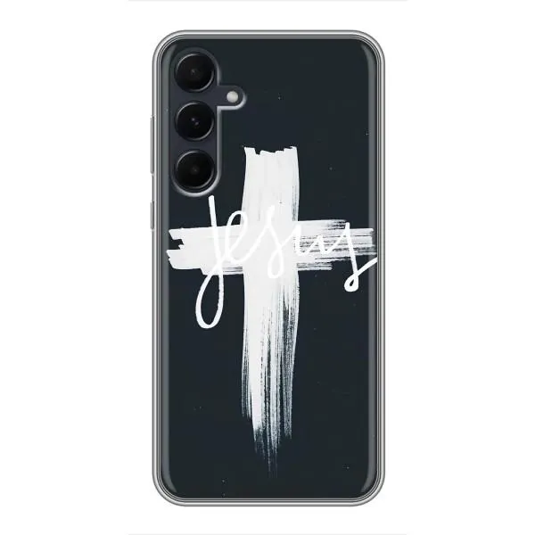 Чохол з принтом «Ісус» для Samsung Galaxy A55 Чохол з принтом «Ісус» для Samsung Galaxy A55
