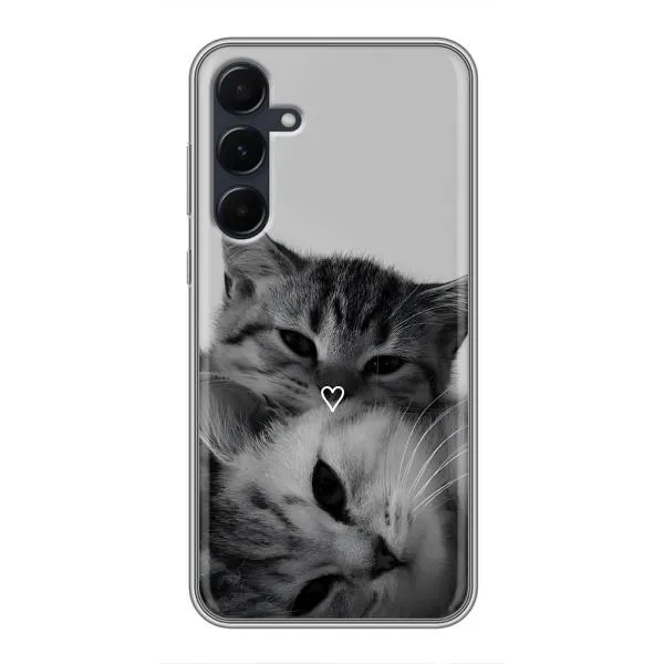 Чехол с принтом «Пара котов» для Samsung Galaxy A55