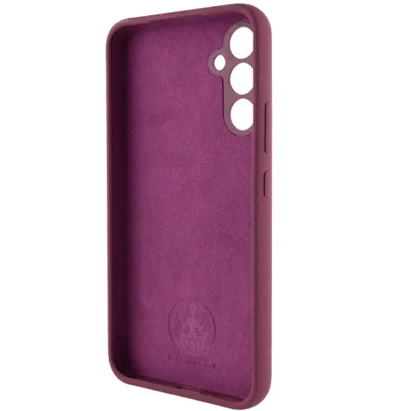 Чехол Silicone Cover Lakshmi Full Camera (AAA) для Samsung Galaxy A56 5G — Бордовый — фото 4