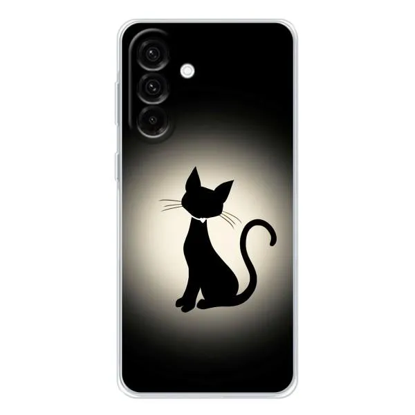 Чехол с принтом «Силуэт котика» для Samsung Galaxy A56 5G