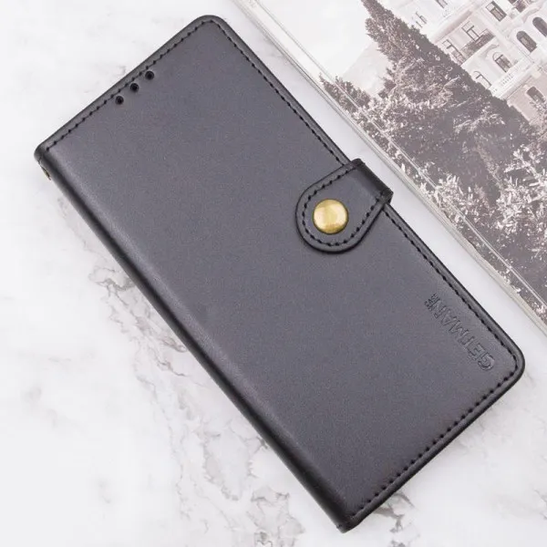 Кожаный чехол-книжка GETMAN Gallant (PU) для Samsung Galaxy A57 5G — Черный — фото 5 Кожаный чехол-книжка GETMAN Gallant (PU) для Samsung Galaxy A57 5G — Черный — фото 5