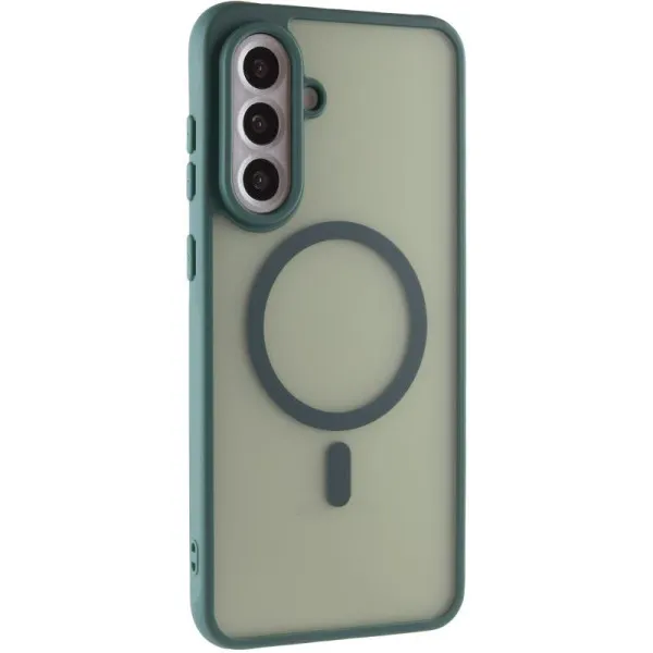 Чехол TPU Bloom with Magnetic Fit для Samsung Galaxy A57 5G — Зеленый — фото 1 Чехол TPU Bloom with Magnetic Fit для Samsung Galaxy A57 5G — Зеленый — фото 1