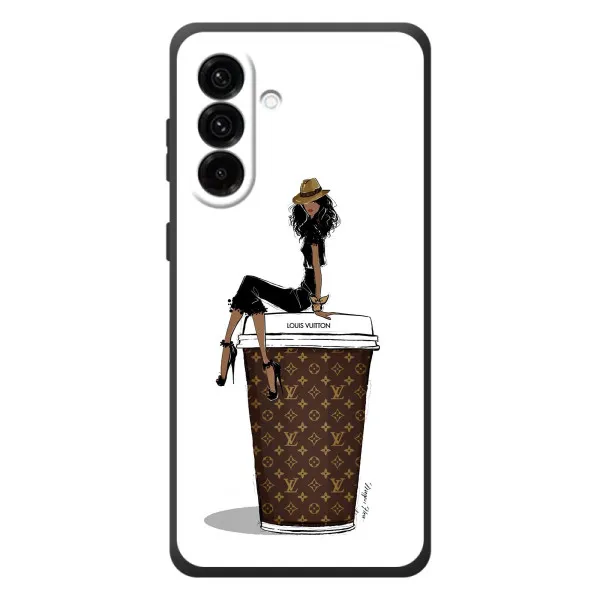 Чехол с принтом «кофе LOUIS VUITTON» для Samsung Galaxy A57