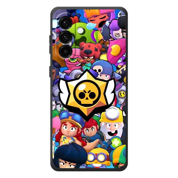 Чехол с принтом «Лого Brawl Stars» для Samsung Galaxy A57 Чехол с принтом «Лого Brawl Stars» для Samsung Galaxy A57