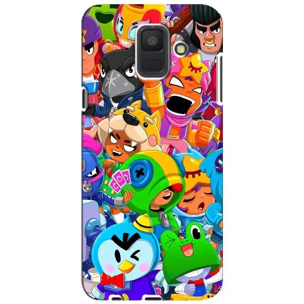 Чехол с принтом «герои Бравл Старс» для Samsung Galaxy A6 2018 (A600F) Чехол с принтом «герои Бравл Старс» для Samsung Galaxy A6 2018 (A600F)