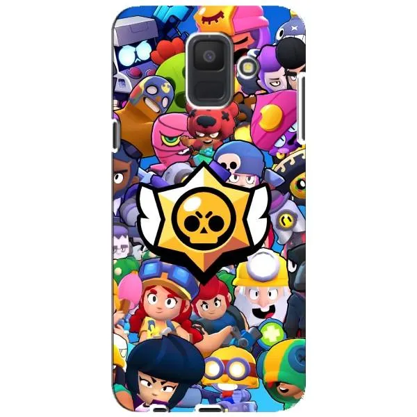 Чехол с принтом «Лого Brawl Stars» для Samsung Galaxy A6 2018 (A600F) Чехол с принтом «Лого Brawl Stars» для Samsung Galaxy A6 2018 (A600F)