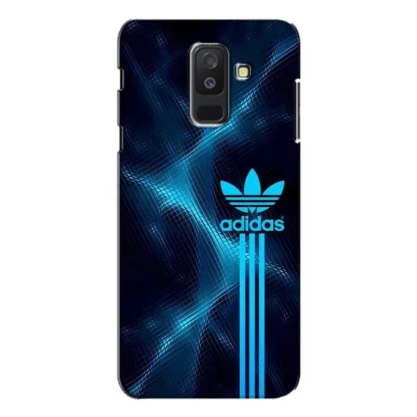 Чехол с принтом «Синий Адидас» для Samsung Galaxy A6 Plus 2018 (A605)
