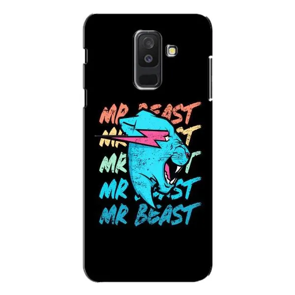 Чехол с принтом «logo Mr beast» для Samsung Galaxy A6 Plus 2018 (A605)
