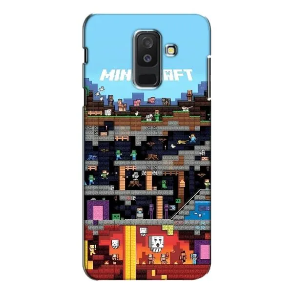 Чехол с принтом «фон Minecraft» для Samsung Galaxy A6 Plus 2018 (A605) Чехол с принтом «фон Minecraft» для Samsung Galaxy A6 Plus 2018 (A605)