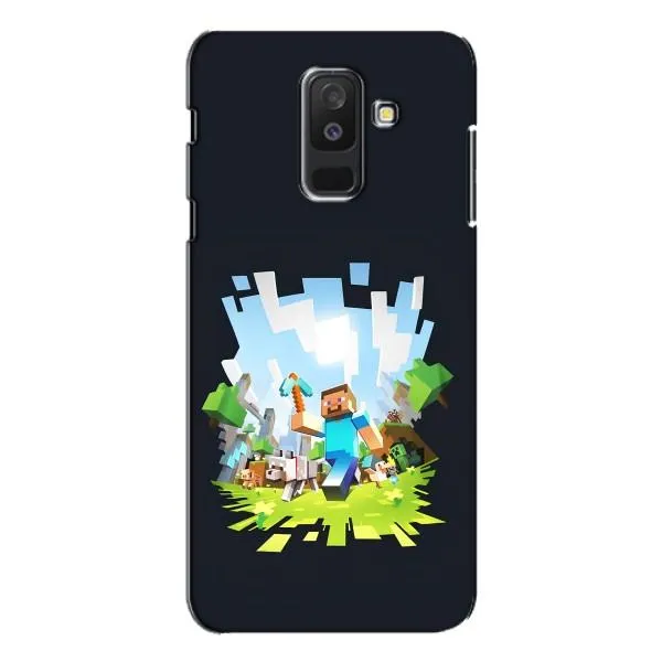 Чехол с принтом «персонажи Minecraft» для Samsung Galaxy A6 Plus 2018 (A605) Чехол с принтом «персонажи Minecraft» для Samsung Galaxy A6 Plus 2018 (A605)