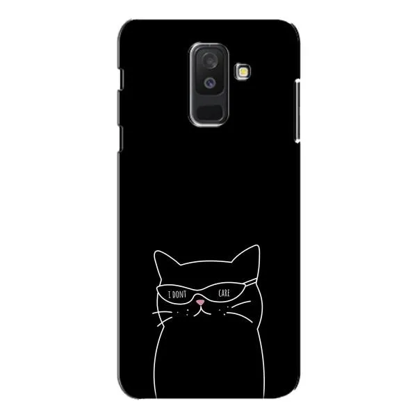 Чехол с принтом «Равнодушный кот» для Samsung Galaxy A6 Plus 2018 (A605)