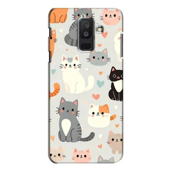 Чехол с принтом «Коллаж котов» для Samsung Galaxy A6 Plus 2018 (A605)