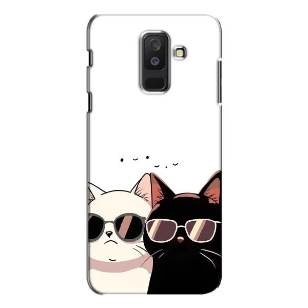 Чехол с принтом «Коты в очках» для Samsung Galaxy A6 Plus 2018 (A605)