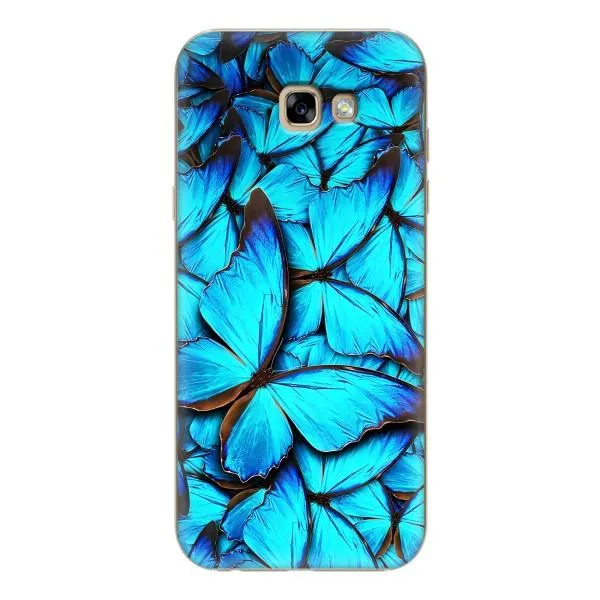 Чехол с принтом «Синие бабочки» для Samsung Galaxy A7 2017 (A720, A720F) Чехол с принтом «Синие бабочки» для Samsung Galaxy A7 2017 (A720, A720F)