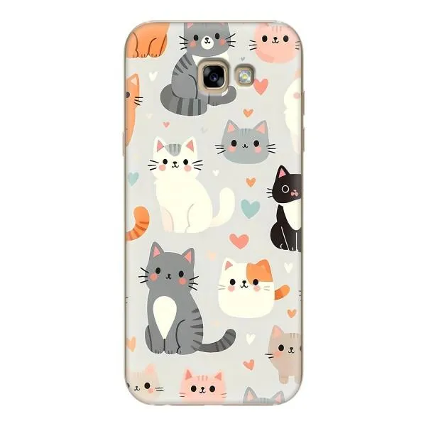 Чехол с принтом «Коллаж котов» для Samsung Galaxy A7 2017 (A720, A720F)