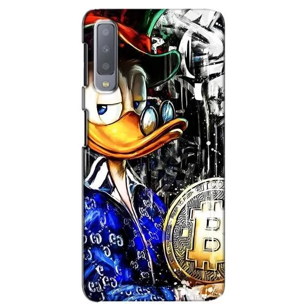 Чехол с принтом «Биткойн Скрудж» для Samsung Galaxy A7 2018 (A750) Чехол с принтом «Биткойн Скрудж» для Samsung Galaxy A7 2018 (A750)