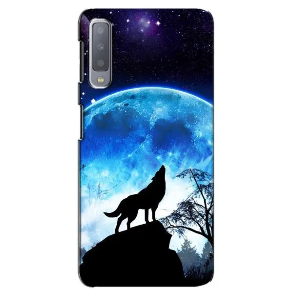 Чехол с принтом «Волк на луну» для Samsung Galaxy A7 2018 (A750)