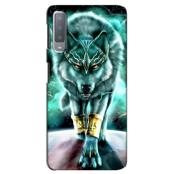 Чехол с принтом «Яркий волк» для Samsung Galaxy A7 2018 (A750)