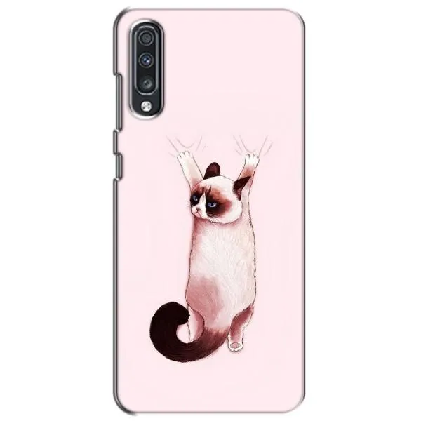Чехол с принтом «Котик падает» для Samsung Galaxy A70 2019 (A705F)