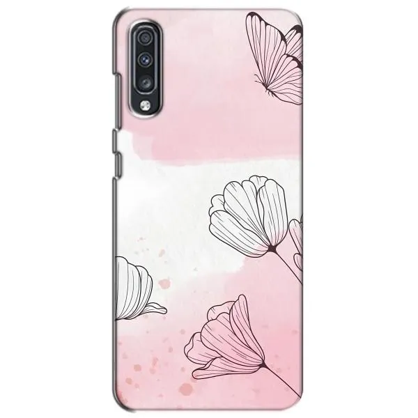 Чехол с принтом «Розовые цветы» для Samsung Galaxy A70 2019 (A705F) Чехол с принтом «Розовые цветы» для Samsung Galaxy A70 2019 (A705F)