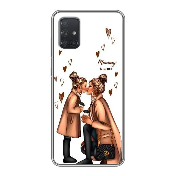 Чехол с принтом «Дочка и мама» для Samsung Galaxy A71 (A715)