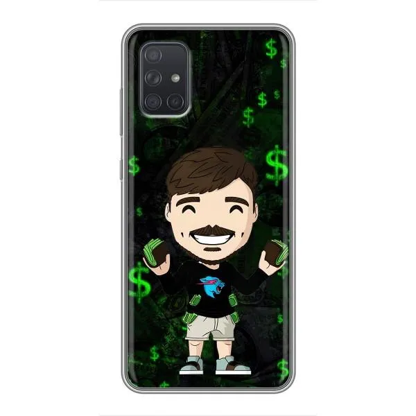 Чехол с принтом «Блогер Beast» для Samsung Galaxy A72 Чехол с принтом «Блогер Beast» для Samsung Galaxy A72
