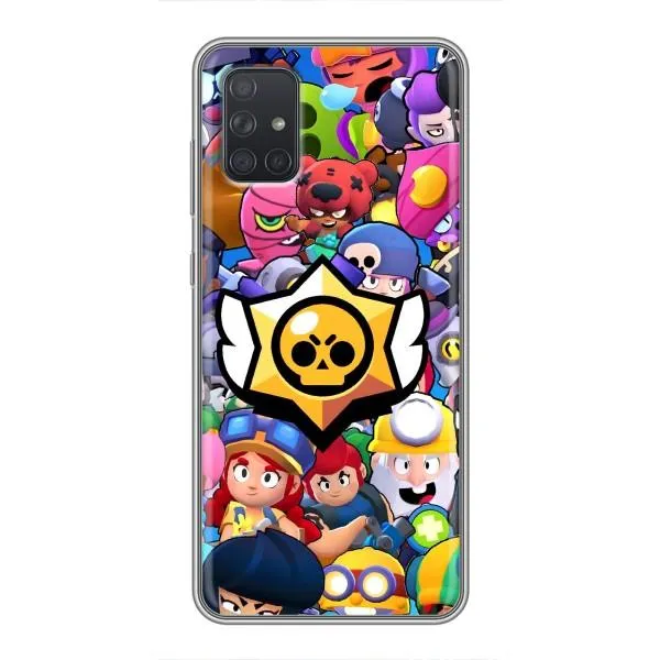 Чехол с принтом «Лого Brawl Stars» для Samsung Galaxy A72 Чехол с принтом «Лого Brawl Stars» для Samsung Galaxy A72