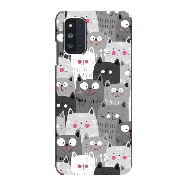 Чехол с принтом «Рисованные котики» для Samsung Galaxy F52 5G (E526) Чехол с принтом «Рисованные котики» для Samsung Galaxy F52 5G (E526)