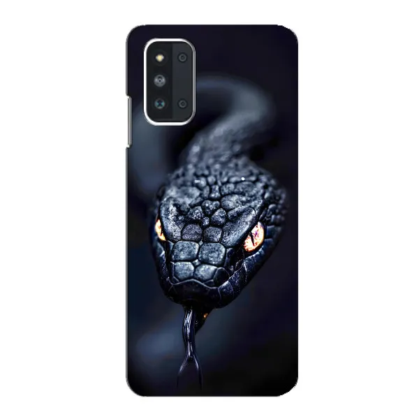 Чехол с принтом «Черная змея» для Samsung Galaxy F52 5G (E526) Чехол с принтом «Черная змея» для Samsung Galaxy F52 5G (E526)