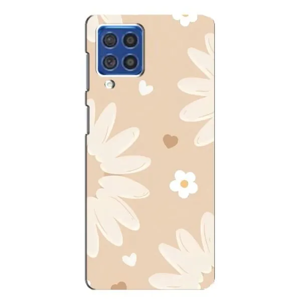 Чохол з принтом «Бежеві квіти» для Samsung Galaxy F62 Чохол з принтом «Бежеві квіти» для Samsung Galaxy F62