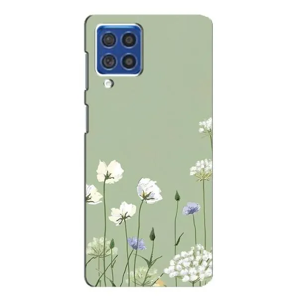 Чохол з принтом «Квіти на зеленому» для Samsung Galaxy F62 Чохол з принтом «Квіти на зеленому» для Samsung Galaxy F62