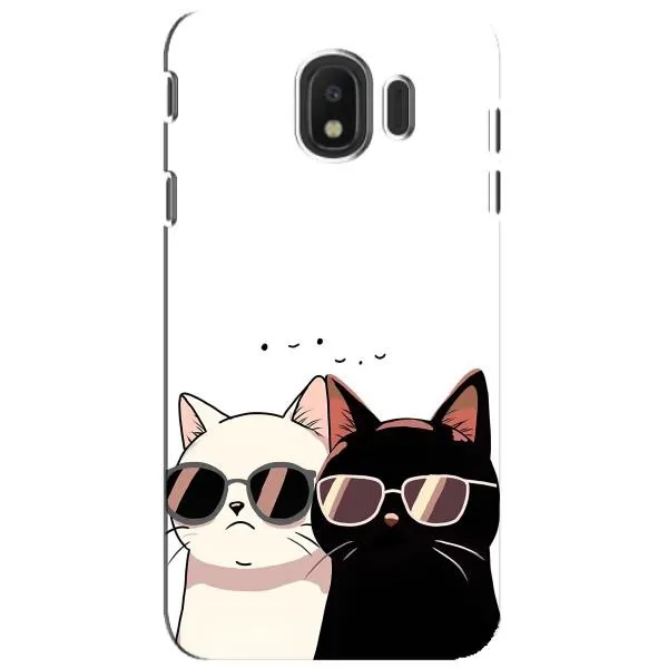 Чохол з принтом «Коти в окулярах» для Samsung Galaxy J4 2018 (SM-J400F)
