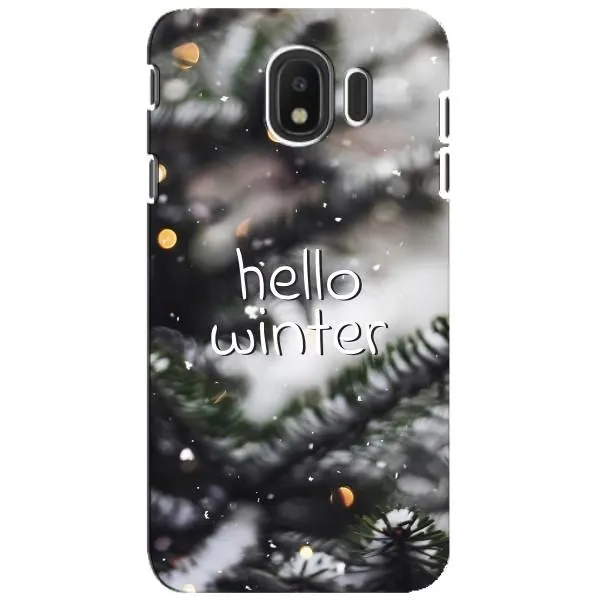 Чехол с принтом «Hello winter» для Samsung Galaxy J4 2018 (SM-J400F) Чехол с принтом «Hello winter» для Samsung Galaxy J4 2018 (SM-J400F)
